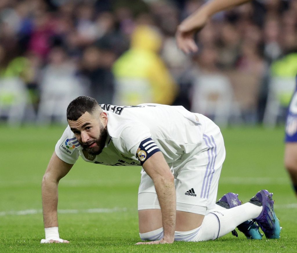 Karim Benzema was not as his best against Atletico