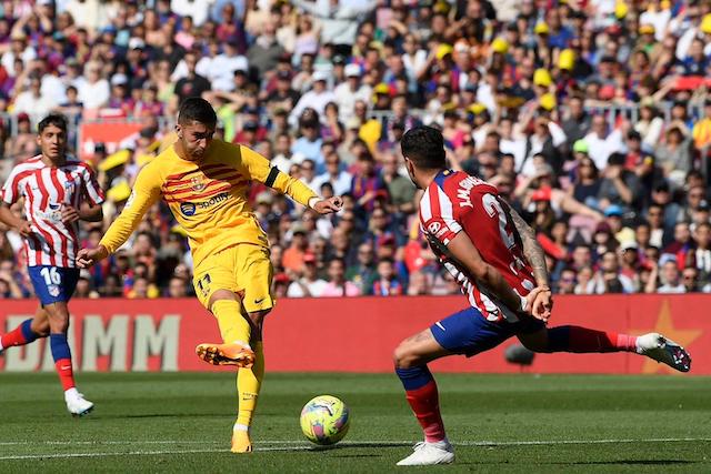 Ferran Torres scored as Barca lead against Atletico