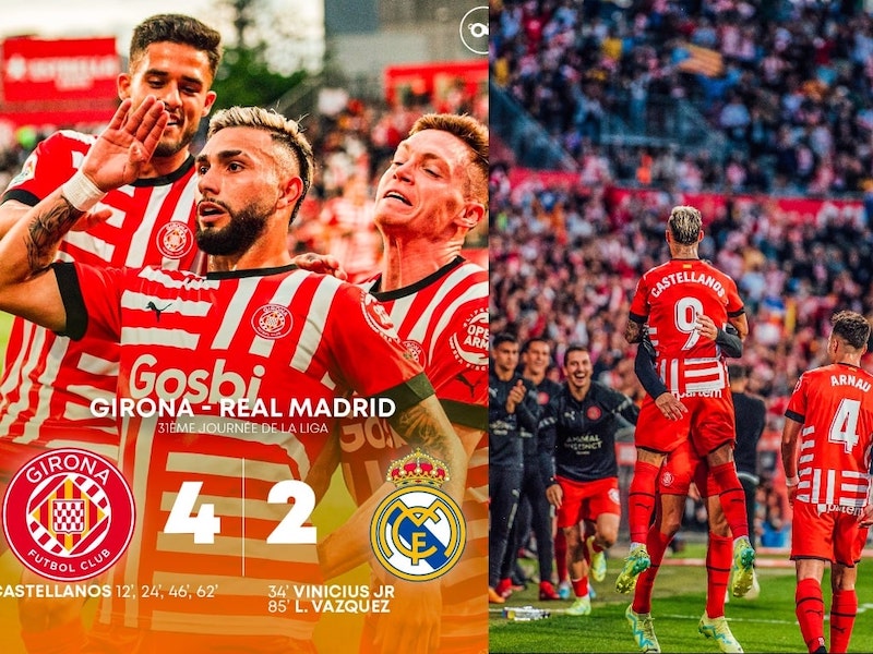 Girona 4-2 Real Madrid - Castellanos is rampant against Los Blancos