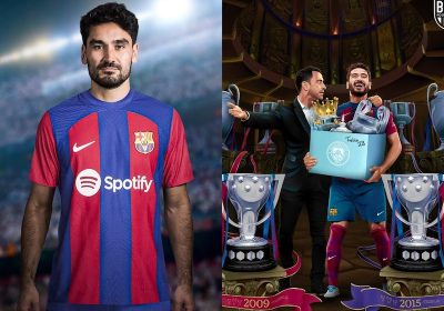 Barcelona signed Ilkay Gundogan