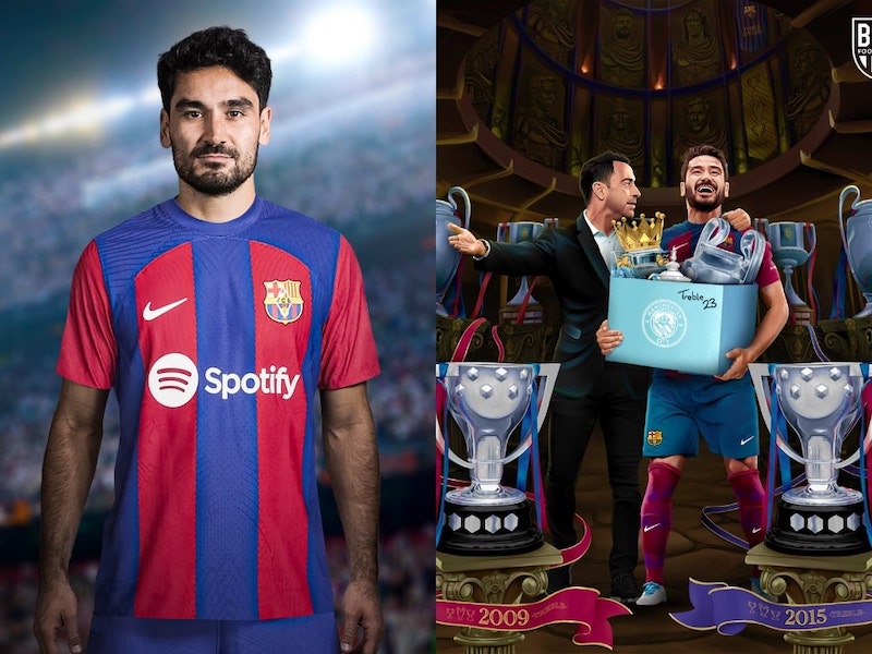 Barcelona signed Ilkay Gundogan