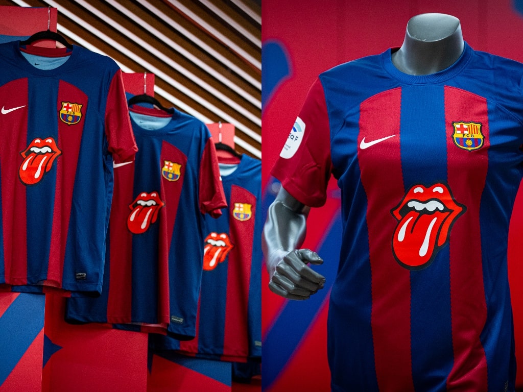 Barcelona to wear special kit X Rolling Stones in El Clasico