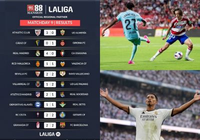 La Liga 23_24 MD9 Results and Highlights