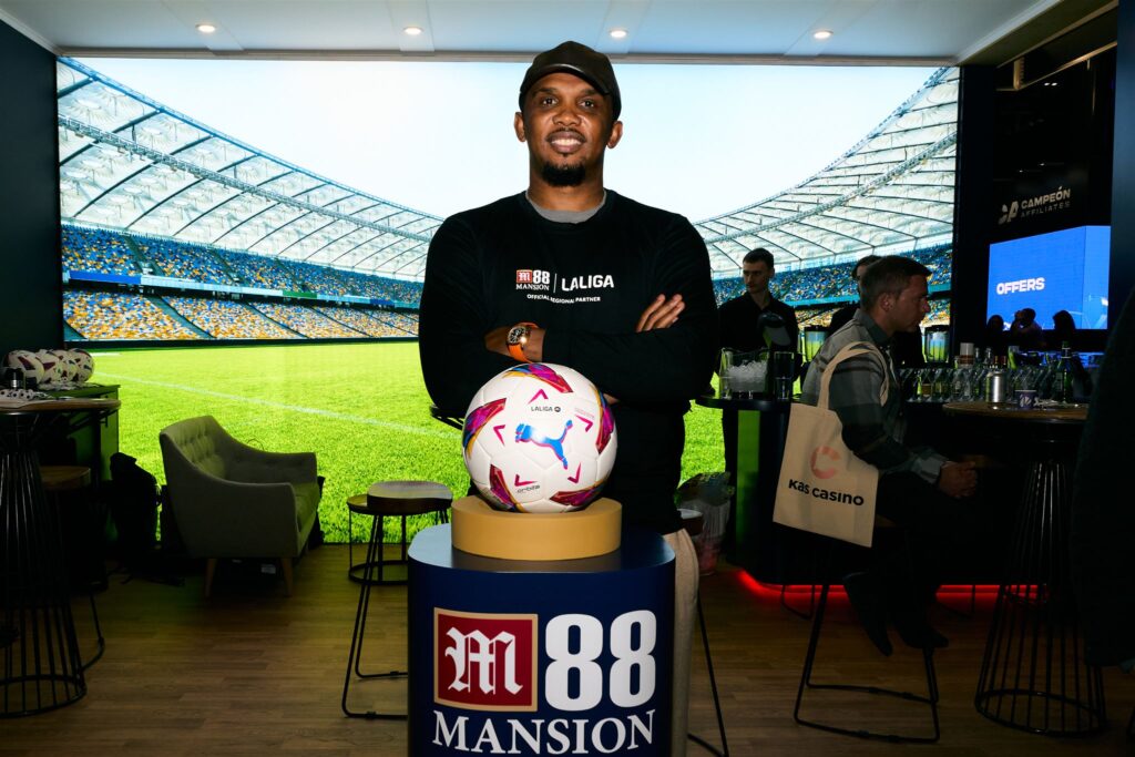 M88 Mansion and Samuel Eto'os Steals the Spotlight at ICE Event London 2024
