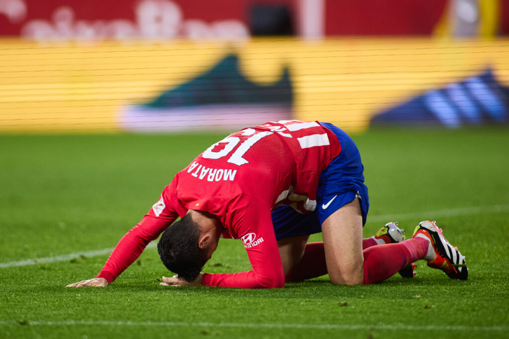 atletico-madrid's-morata-out-for-3-weeks-due-to-knee-injury