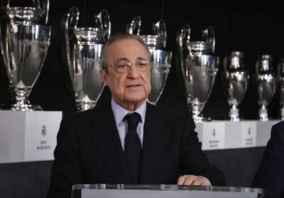 Real Madrid president Florentino Perez's goal to host the 2030 World Cup final is in peril